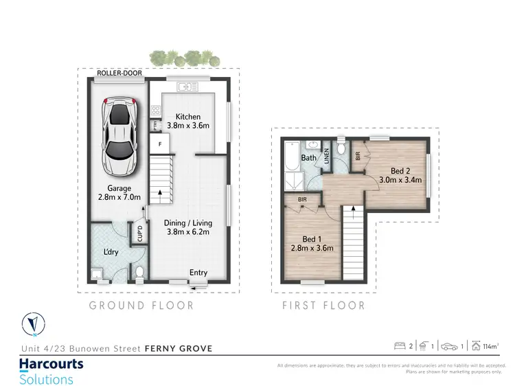 Floorplan of Homely townhouse listing, 4/23 Bunowen Street, Ferny Grove QLD 4055