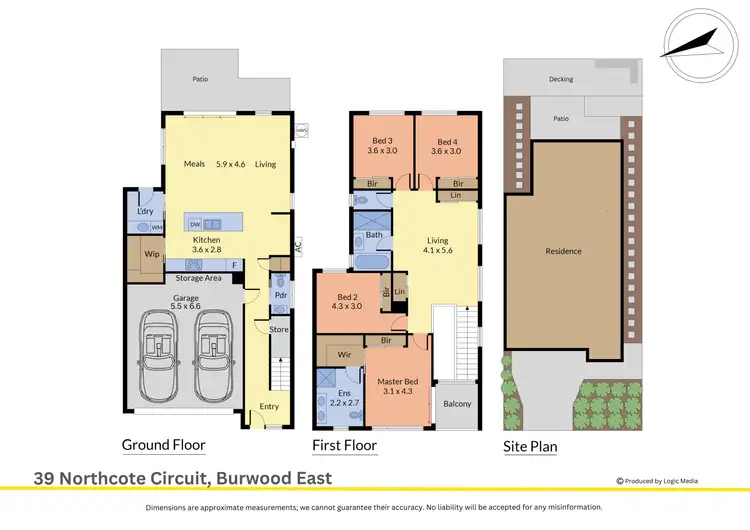 Floorplan of Homely house listing, 39 Northcote Circuit, Burwood East VIC 3151
