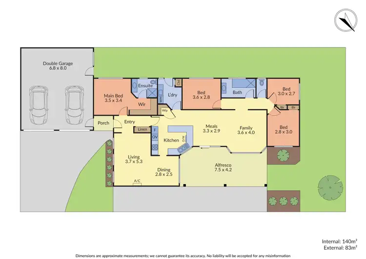 Floorplan of Homely house listing, 6 Pinnacle Place, Berwick VIC 3806