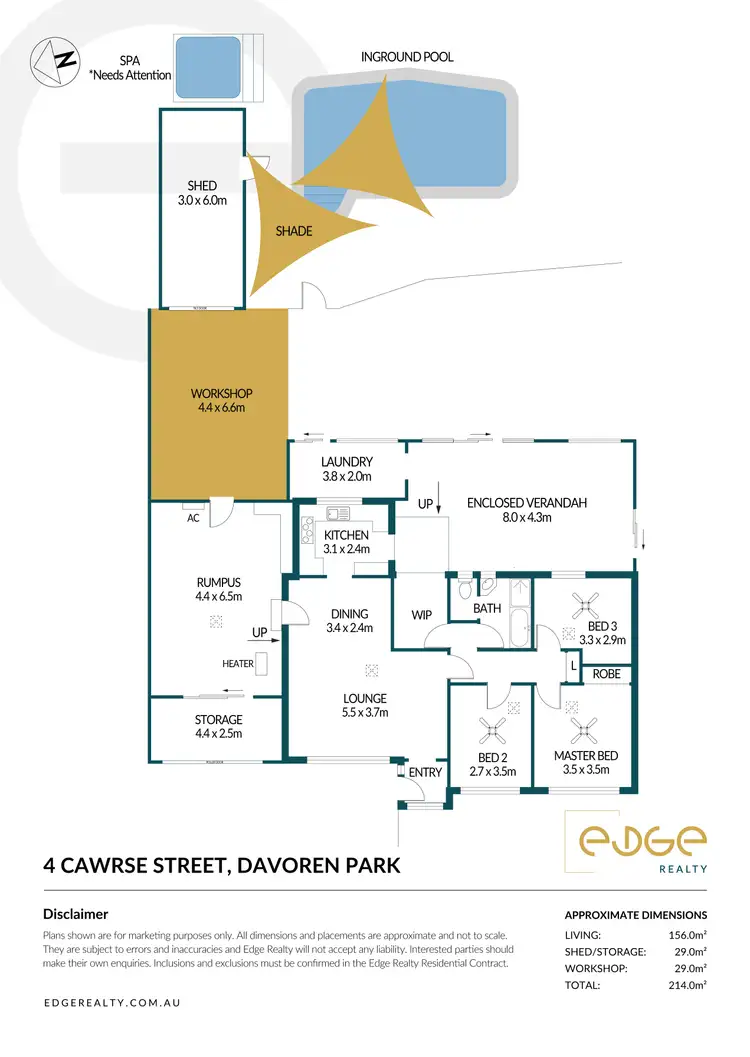 Floorplan of Homely house listing, 4 Cawrse Street, Davoren Park SA 5113