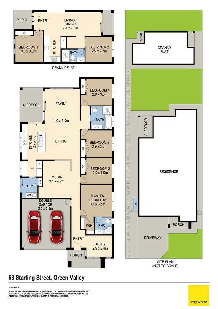 Floorplan of Homely house listing, 63 & 63a Starling Street, Green Valley NSW 2168