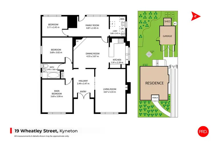 Floorplan of Homely house listing, 19 Wheatley Street, Kyneton VIC 3444