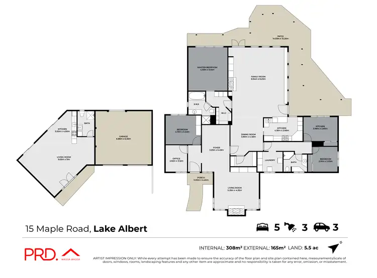 Floorplan of Homely house listing, 15 Maple Road, Lake Albert NSW 2650