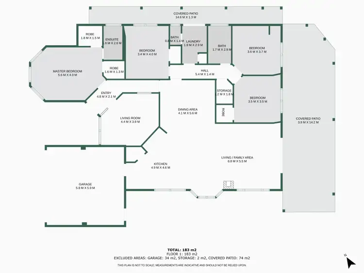 Floorplan of Homely house listing, 2 Cue Place, Dudley Park WA 6210