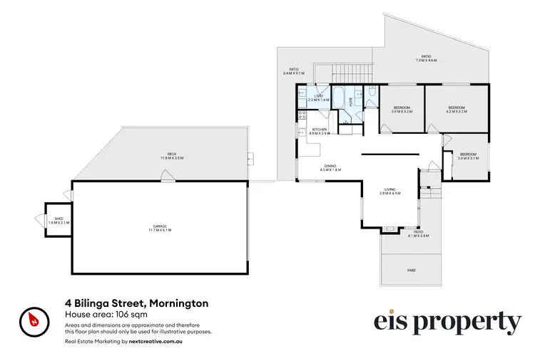Floorplan of Homely house listing, 4 Bilinga Street, Mornington TAS 7018