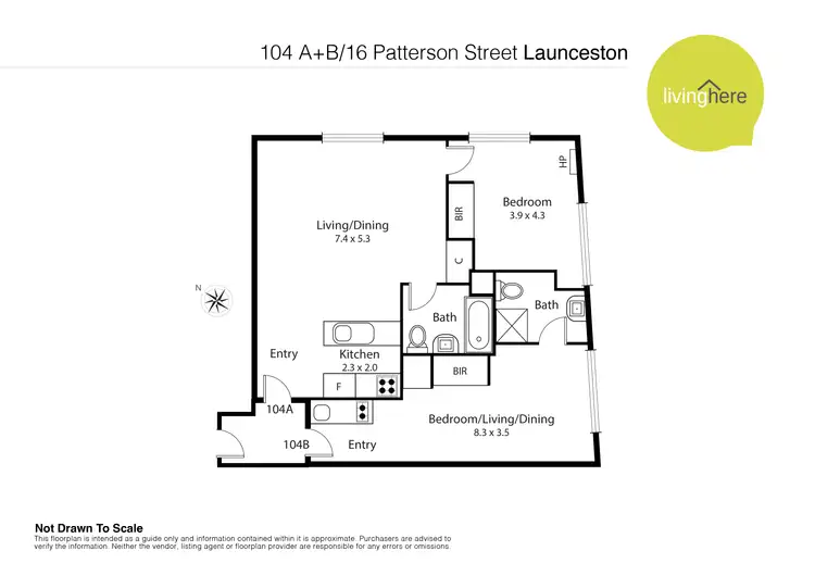 Floorplan of Homely house listing, 104/16 A&B Paterson Street, Launceston TAS 7250