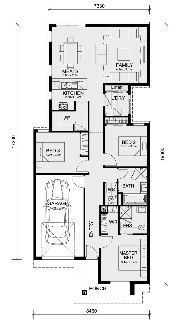 Floorplan of Homely house listing, Lot 1176 Velvet Way, Marigold Estate, Tarneit VIC 3029