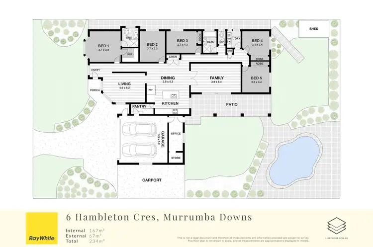 Floorplan of Homely house listing, 6 Hambleton Crescent, Murrumba Downs QLD 4503