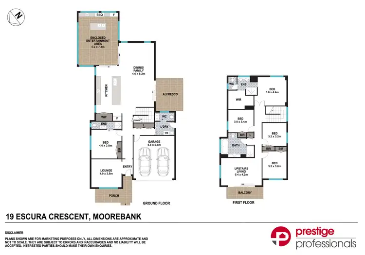 Floorplan of Homely house listing, 19 Escura Crescent, Moorebank NSW 2170
