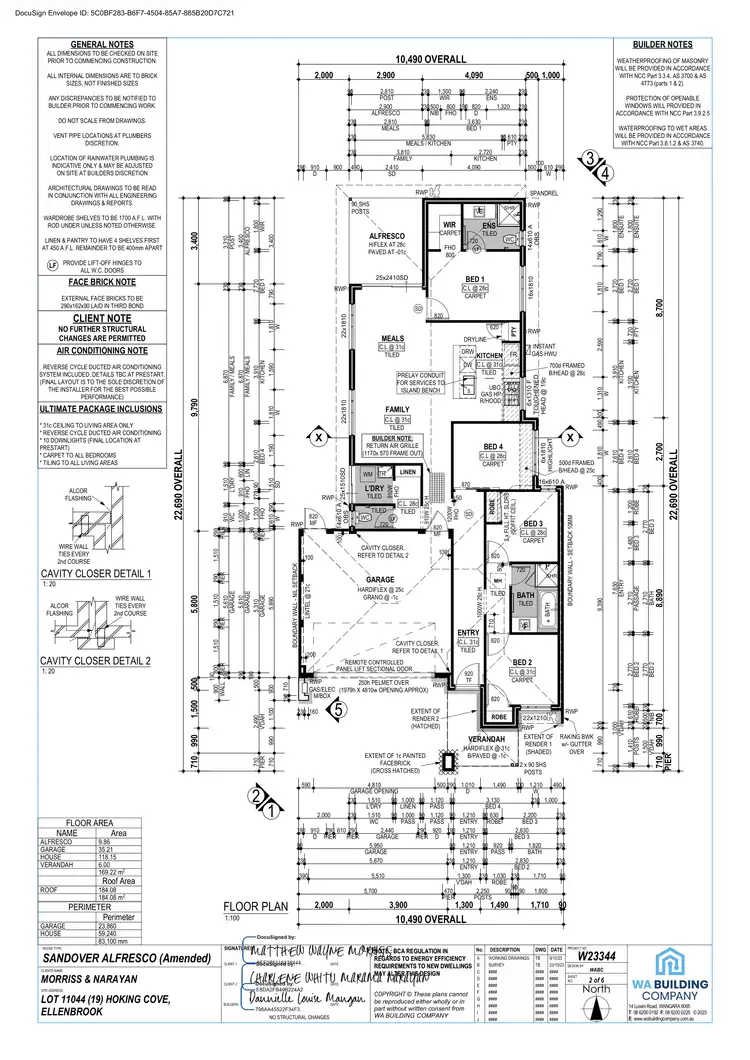 Floorplan of Homely house listing, 19 Hoking Cove, Ellenbrook WA 6069
