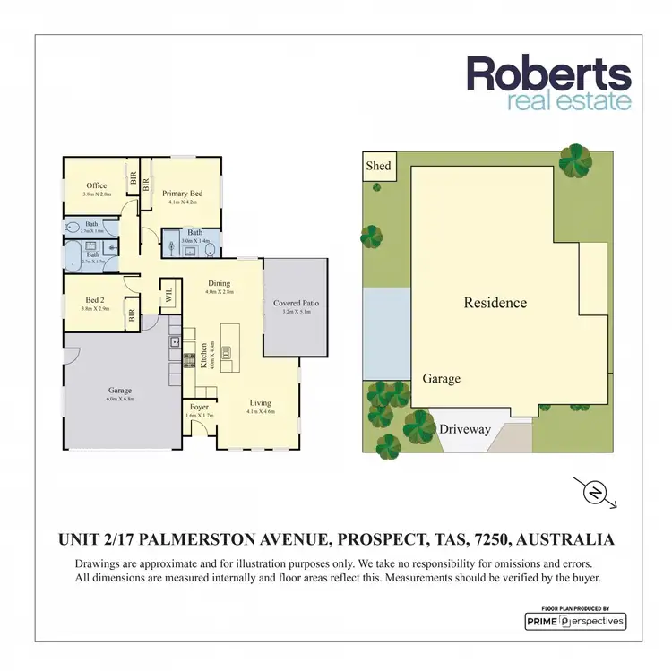 Floorplan of Homely unit listing, 2/17 Palmerston Avenue, Prospect TAS 7250