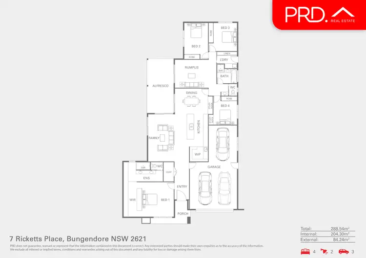 Floorplan of Homely house listing, 7 Ricketts Place, Bungendore NSW 2621