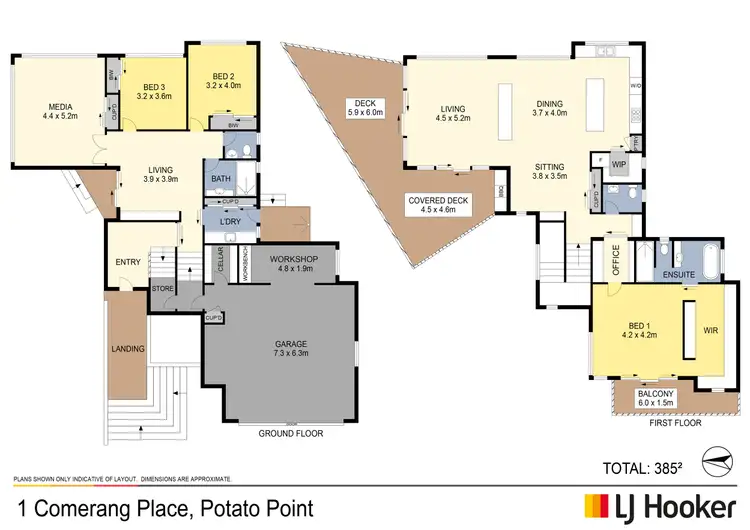 Floorplan of Homely house listing, 1 Comerang Place, Potato Point NSW 2545