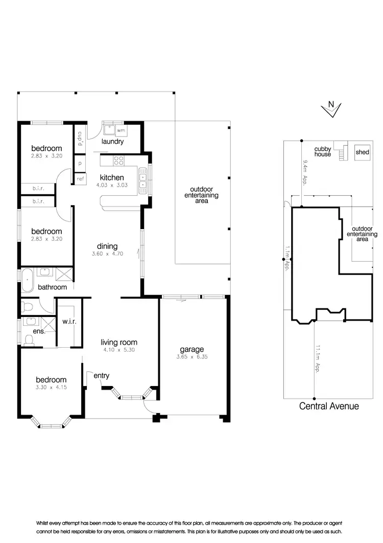 Floorplan of Homely house listing, 41 Central Avenue, Altona Meadows VIC 3028