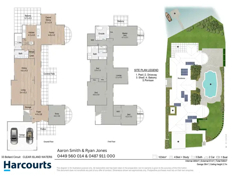 Floorplan of Homely house listing, 33 Bollard Circuit, Clear Island Waters QLD 4226