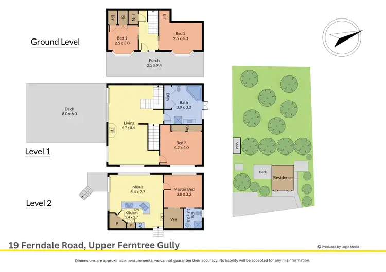 Floorplan of Homely house listing, 19 Ferndale Road, Upper Ferntree Gully VIC 3156
