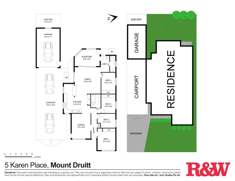 Floorplan of Homely house listing, 5 Karen Place, Mount Druitt NSW 2770