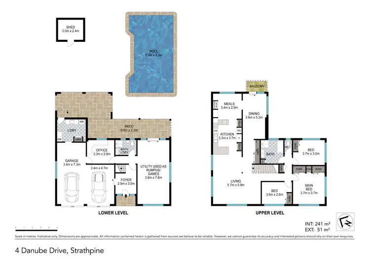 Floorplan of Homely house listing, 4 Danube Drive, Strathpine QLD 4500