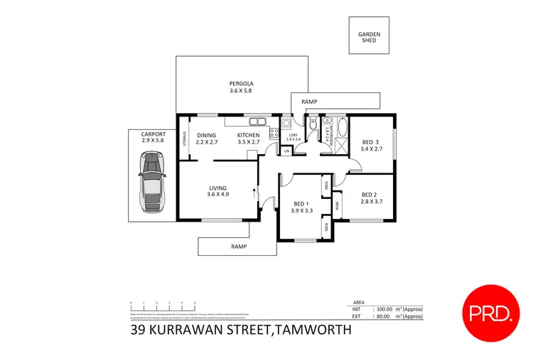 Floorplan of Homely house listing, 39 Kurrawan Street, Tamworth NSW 2340
