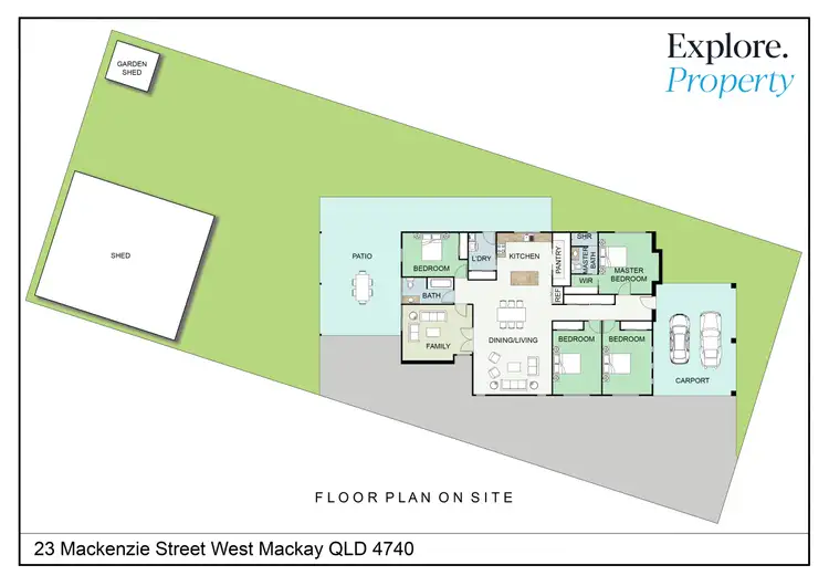 Floorplan of Homely house listing, 23 Mackenzie Street, West Mackay QLD 4740