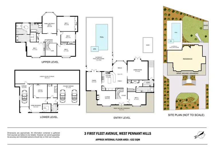 Floorplan of Homely house listing, 3 First Fleet Avenue, West Pennant Hills NSW 2125