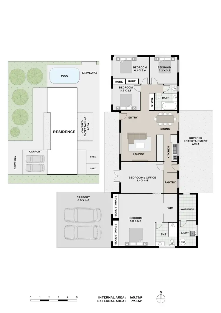 Floorplan of Homely house listing, 2 Barrallier Place, Cranbrook QLD 4814