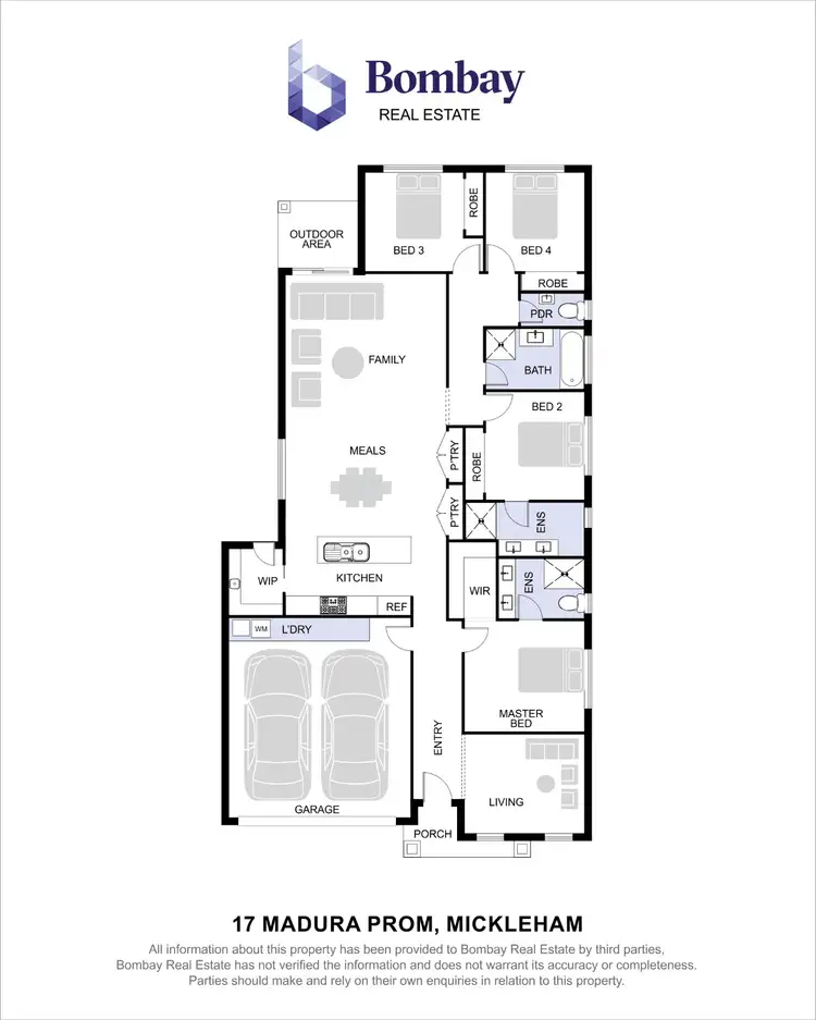Floorplan of Homely house listing, 17 Madura Promenade, Mickleham VIC 3064