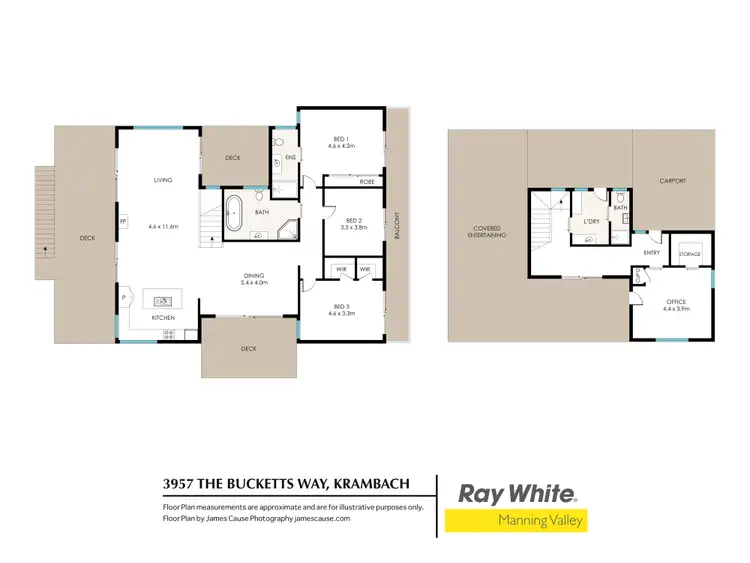 Floorplan of Homely rural property listing, 3957 The Bucketts Way, Krambach NSW 2429