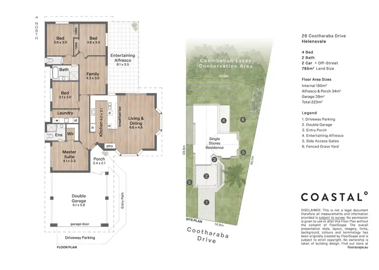 Floorplan of Homely house listing, 28 Cootharaba Drive, Helensvale QLD 4212