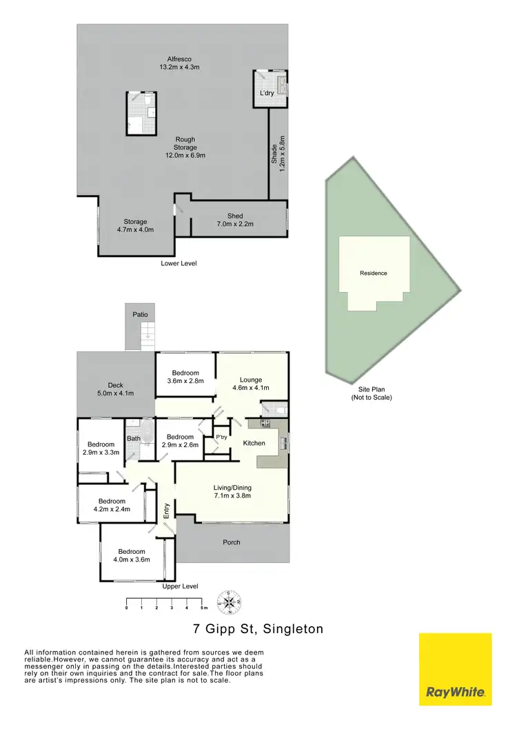 Floorplan of Homely house listing, 7 Gipp Street, Singleton NSW 2330