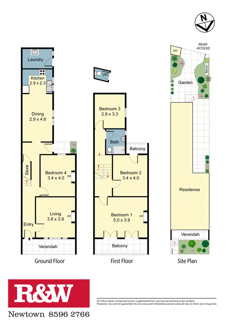 Floorplan of Homely house listing, 6 Phillip Street, Newtown NSW 2042