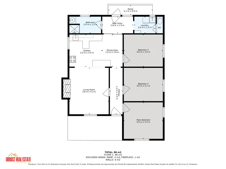Floorplan of Homely house listing, 271 Nicholson Street, Orbost VIC 3888