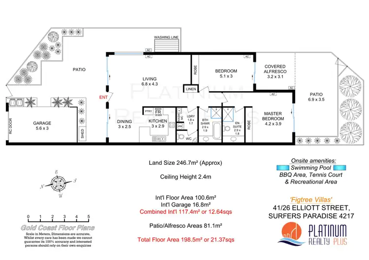 Floorplan of Homely house listing, 41/26 Elliott St, Surfers Paradise QLD 4217