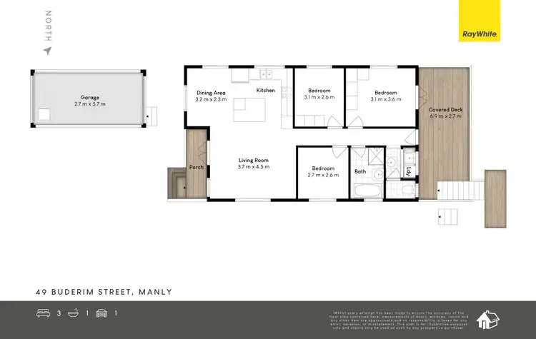 Floorplan of Homely house listing, 49 Buderim Street, Manly QLD 4179