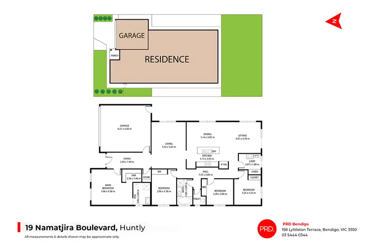 Floorplan of Homely house listing, 19 Namatjira Boulevard, Huntly VIC 3551