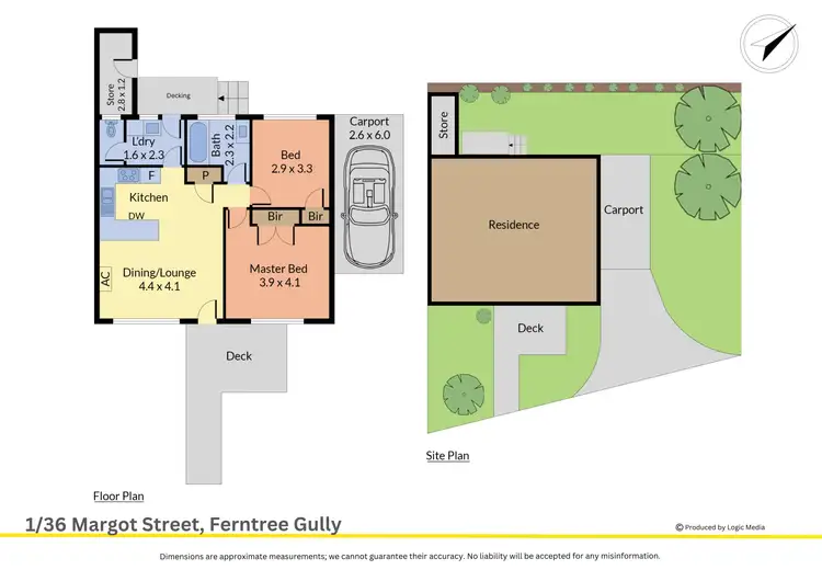Floorplan of Homely unit listing, 1/36 Margot Street, Ferntree Gully VIC 3156