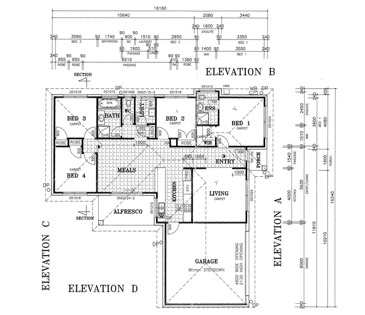 Floorplan of Homely house listing, 86 Drage Road, West Wodonga VIC 3690