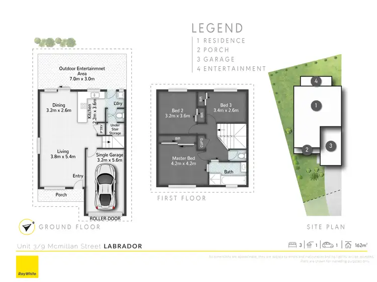 Floorplan of Homely townhouse listing, 3/9 Mcmillan Street, Labrador QLD 4215