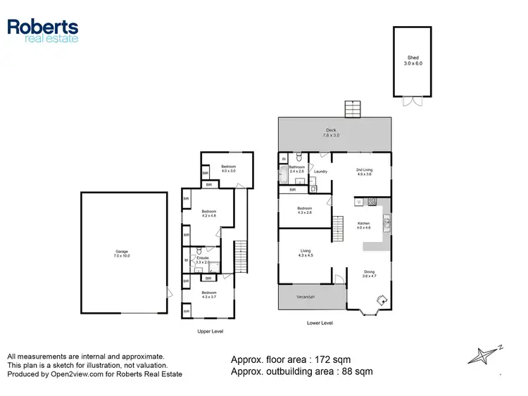 Floorplan of Homely house listing, 4 Lloyd Street, Carlton TAS 7173