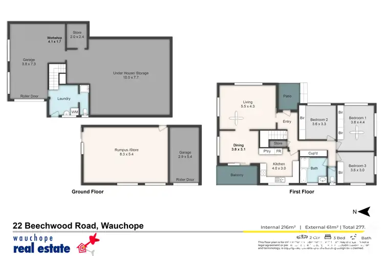 Floorplan of Homely house listing, 22 Beechwood Road, Wauchope NSW 2446