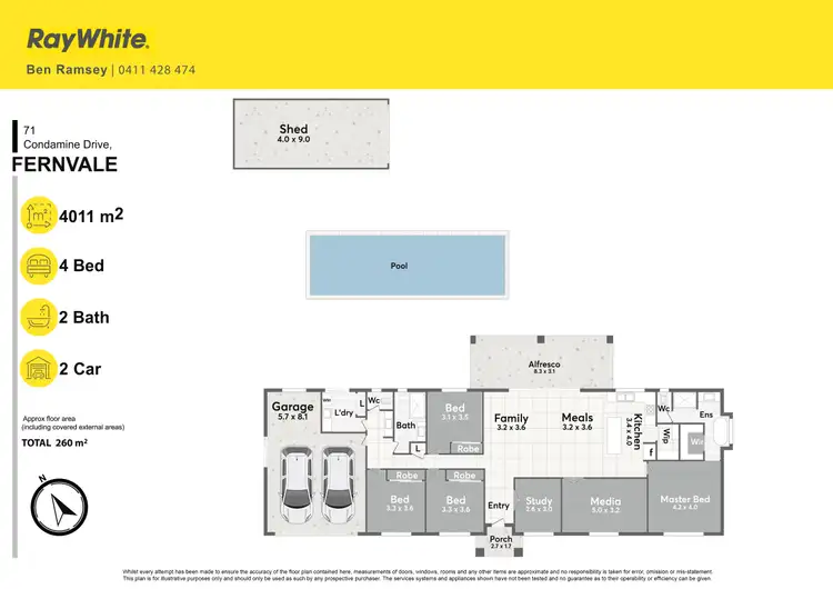 Floorplan of Homely house listing, 71 Condamine Drive, Fernvale QLD 4306
