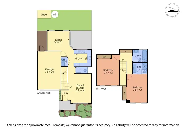 Floorplan of Homely townhouse listing, 2/77-79 Frawley Road, Hallam VIC 3803