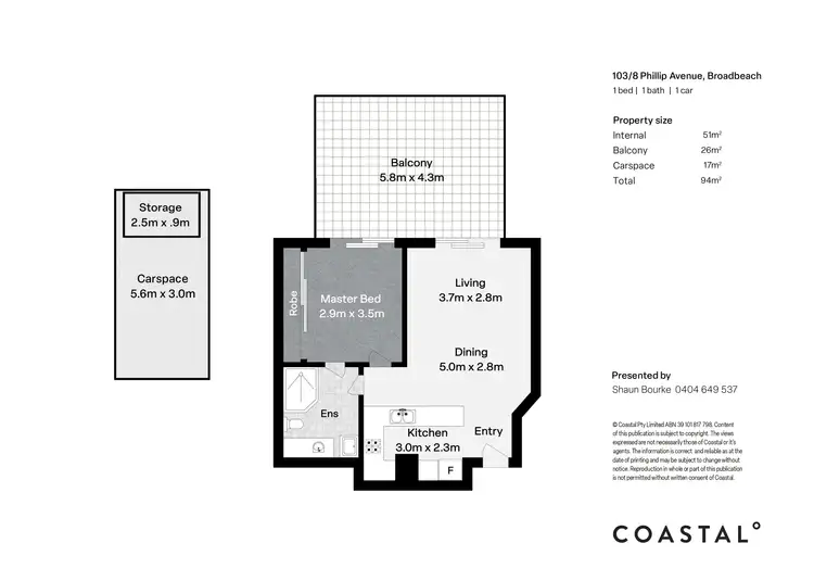 Floorplan of Homely apartment listing, 103/8 Philip Avenue, Broadbeach QLD 4218