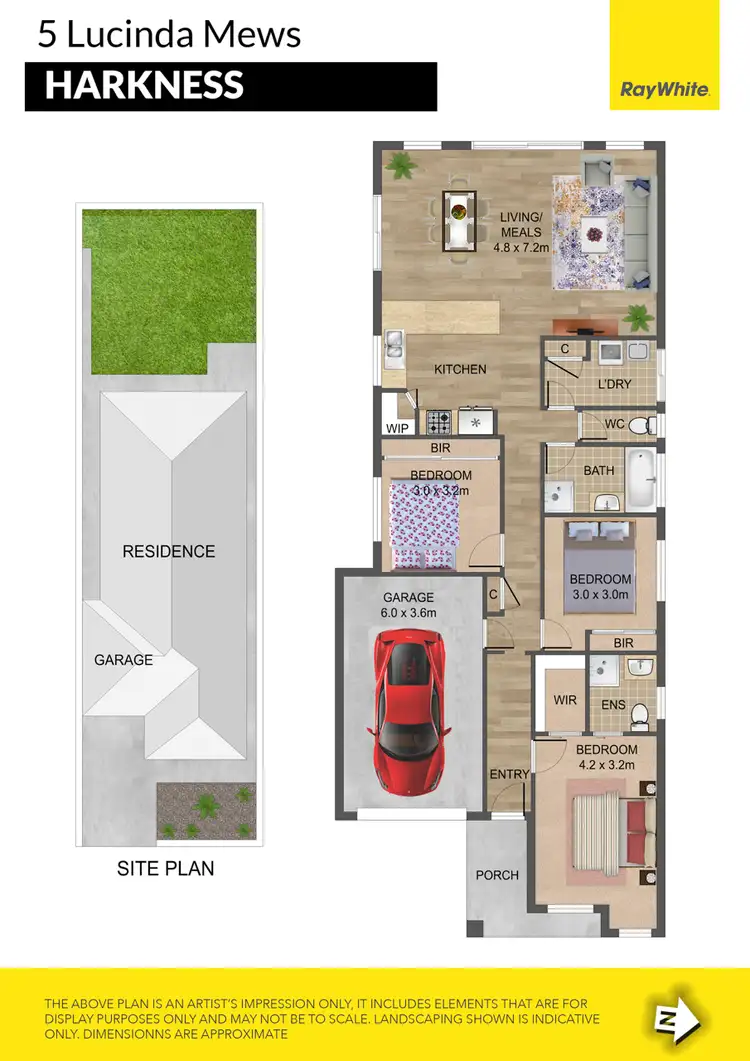 Floorplan of Homely house listing, 5 Lucinda Mews, Harkness VIC 3337