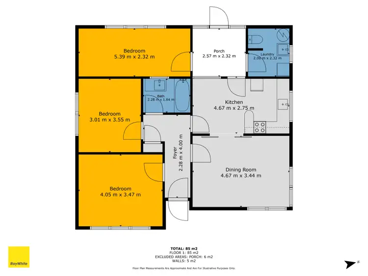 Floorplan of Homely house listing, 18 Washington Street, Tinonee NSW 2430