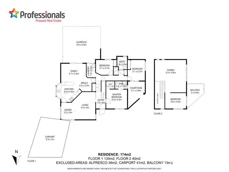 Floorplan of Homely house listing, 41 The Quarterdeck, Willetton WA 6155