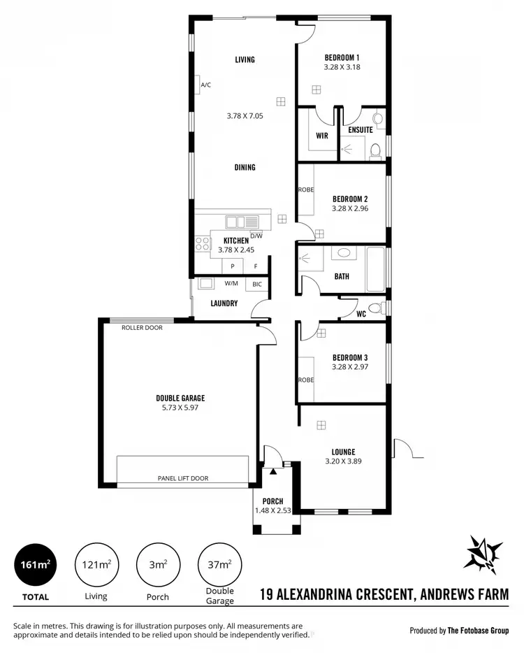 Floorplan of Homely house listing, 19 Alexandrina Crescent, Andrews Farm SA 5114