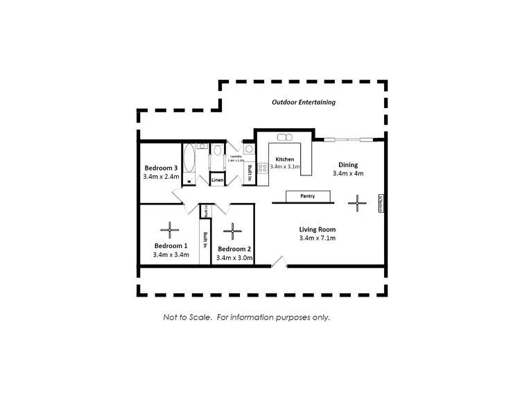 Floorplan of Homely house listing, 5 Schinckel Road, Naracoorte SA 5271