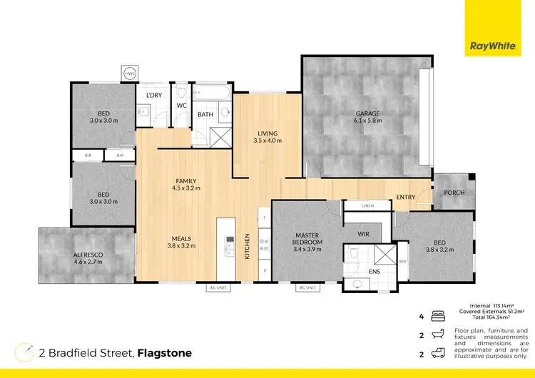 Floorplan of Homely house listing, 2 Bradfield Street, Flagstone QLD 4280