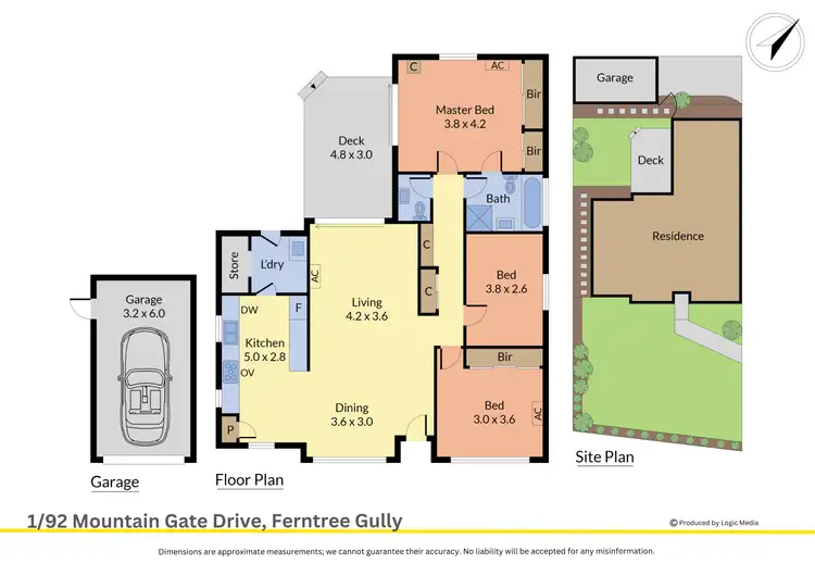 Floorplan of Homely unit listing, 1/92 Mountain Gate Drive, Ferntree Gully VIC 3156